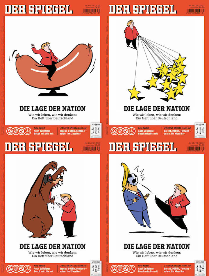 Nishant Choksi, Political illustration for german magazine cover